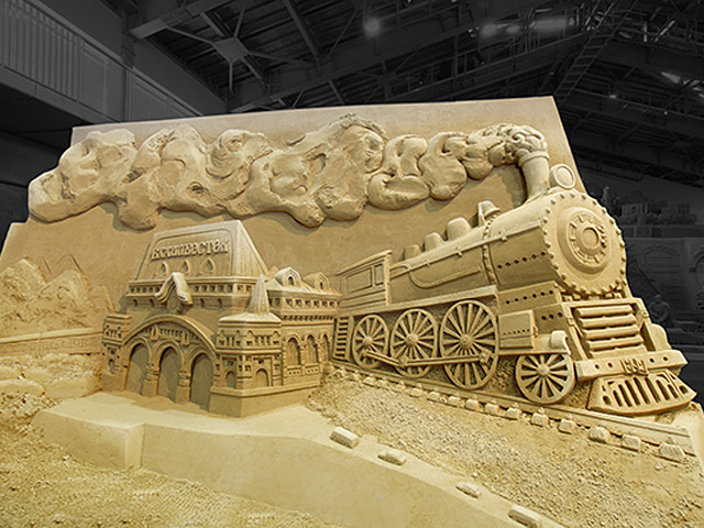 Япония, Музей песчаных скульптур Тоттори. Железнодорожный вокзал Владивостока