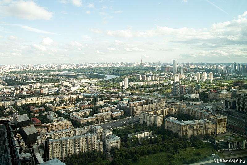 Вид на город