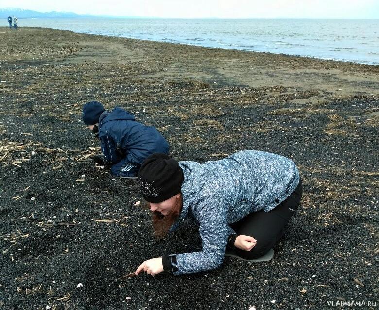 Село Стародубское, Сахалин. Янтарный пляж