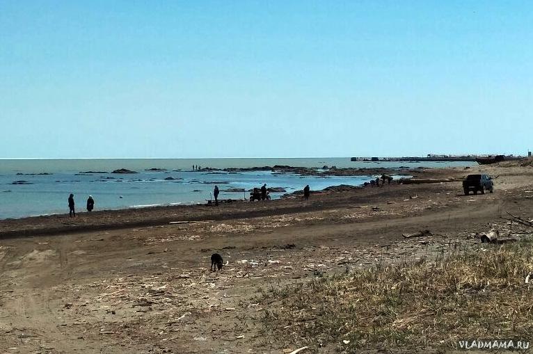 Село Стародубское, Сахалин. Янтарный пляж