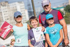 Первое место у дружной команды семьи Харламовых