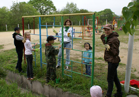 Красим лесенки